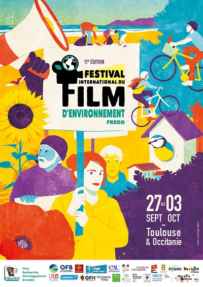 Affiche du Festival International du Film d’Environnement FReDD 2021.