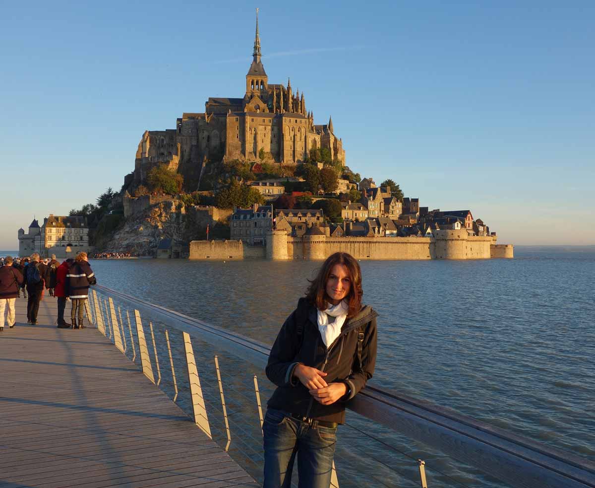 Audrey Hemon, responsable Environnement à l’Établissement public national du Mont Saint-Michel