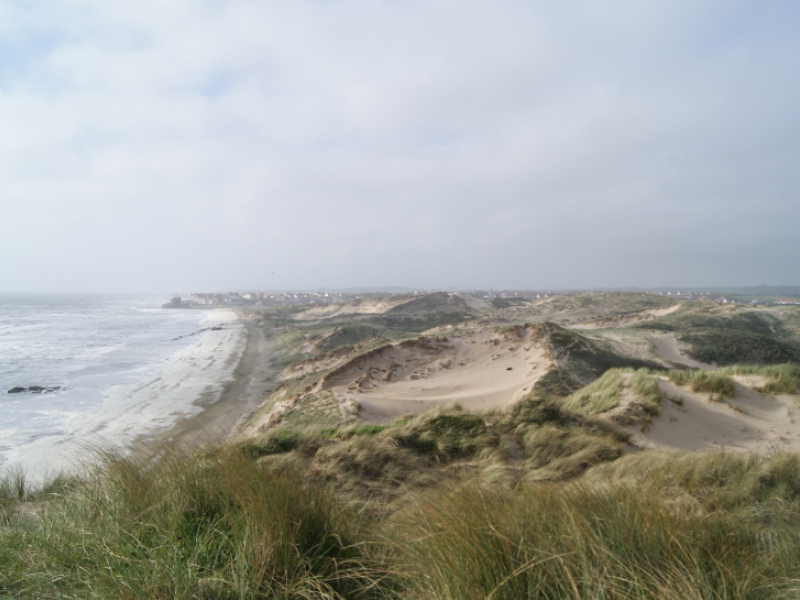  Dunes de la Slack conférant à ce paysage un caractère sauvage. Crédit photo : Morgane Ricard / OFB