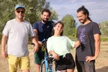 Photo des membres de la troupe de théâtre "En transition cie"