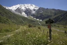 Glacier - Les dômes de Miage, sommets situés au sud du massif du Mont-Blanc.