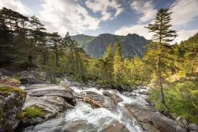 Petit torrent dans le Parc national des Pyrénées