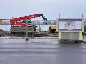 Photo de travaux de réhabilitation des pompes de refoulement de la ville de Saint-Pierre.