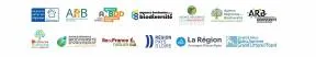 Logos des organisations régionales faisant partie du consortium du LIFE BIODIV'France