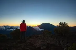 Lever de soleil depuis le sentier du Grand Bord