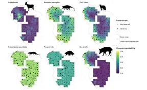 Cartes par espèces (voir description)