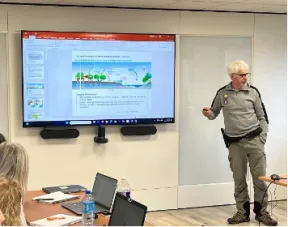 formateur en pleine explication