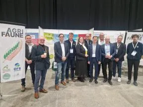 Photos des partenaires nationaux du programme Agrifaune lors du congrès de la FNSEA à Caen le 1er avril 2026