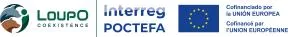 Logo mentionnant "LoupO coexistence - Interreg Poctefa - Cofinancé par l'Union européenne"