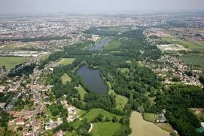 Vue aérienne de Chartres Métropole