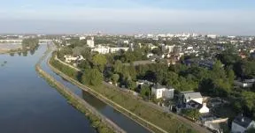 Vue aérienne de Saint-Jean de Braye