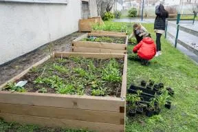 Bacs pédagogiques dans les écoles © ville de Drancy