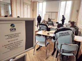 Photo de l'une des trois épreuves écrites nécessaires pour devenir officier judiciaire de l'environnement