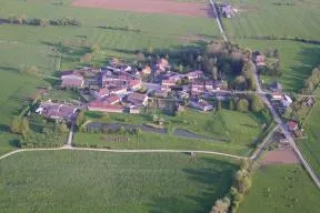 Vue aérienne de Villefranche