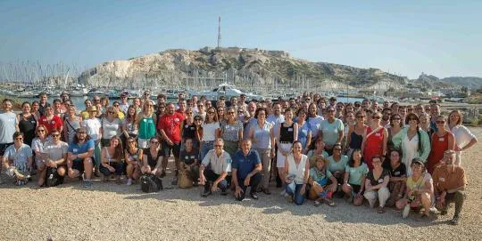 Séminaire des Agences régionales de la biodiversité aux îles du Frioul en 2025. Crédit photo : ARB Région Sud