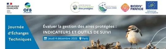 Image de décoration / Visuel de la [Journée d'échanges techniques] Évaluer la gestion des aires protégées : indicateurs et outils de suivi 2025