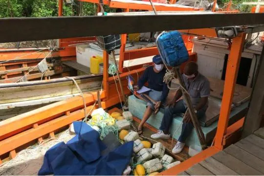 Entretiens avec des pêcheurs dans le cadre du projet PALICA II