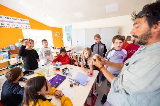 AME de l'école Simone Veil à Ault. Crédit photo : S. Pluriel / SIPA