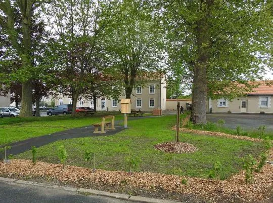 Photo du parking après travaux