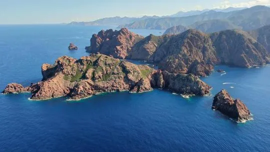 Vue d'un îlot corse