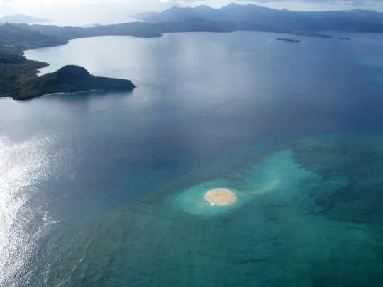 Vue aérienne de la pointe de Saziley. Crédit photo : Alexandra Gigou