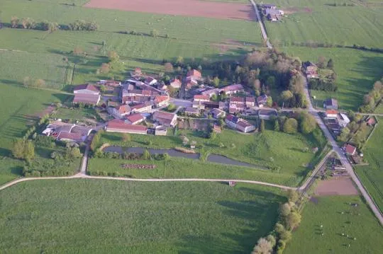 Vue aérienne de Villefranche