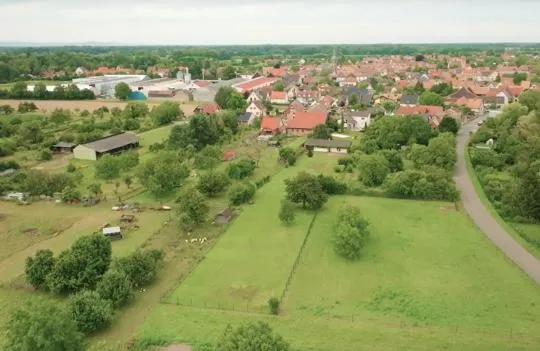 Vue aérienne de Muttersholtz
