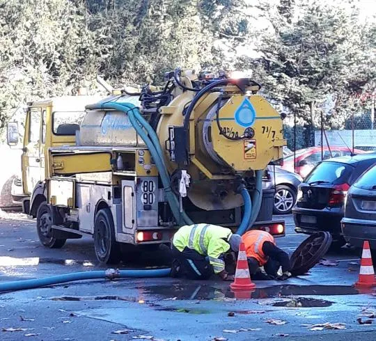 Vidange d'une fosse septique